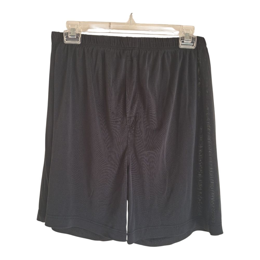Men's Black 100% Silk Lounge Shorts Size Large